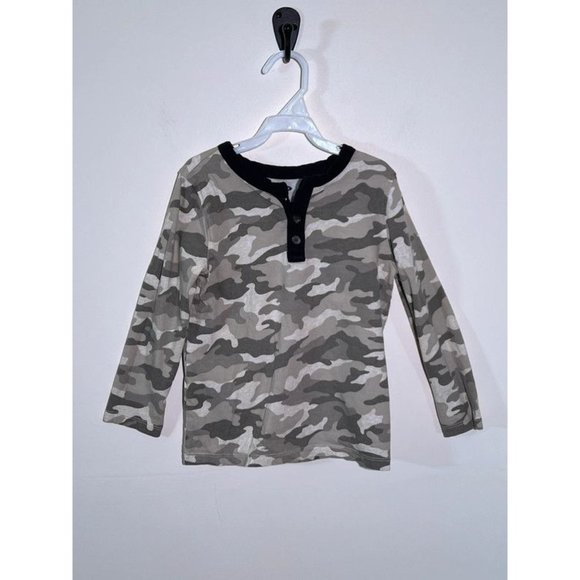 Boys Old Navy Camo Long Sleeve Shirt Size 4t ✨BOGO - Picture 6 of 9
